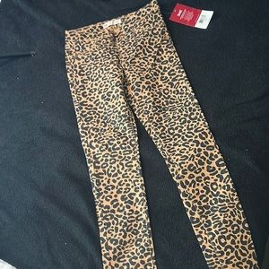 Girls Levi Stretch Leopard Print Jeans